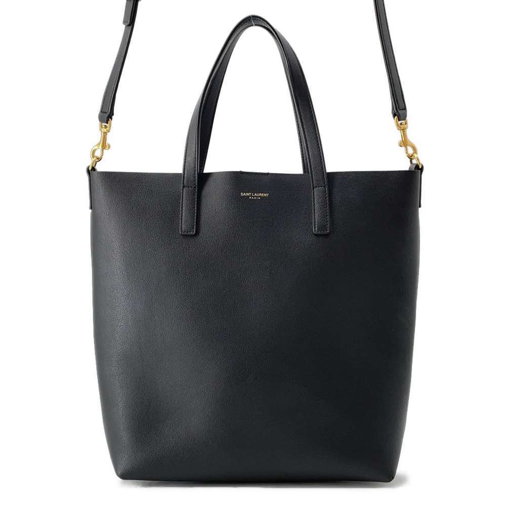 Saint Laurent Toy Leather Black Bag Tote Paris